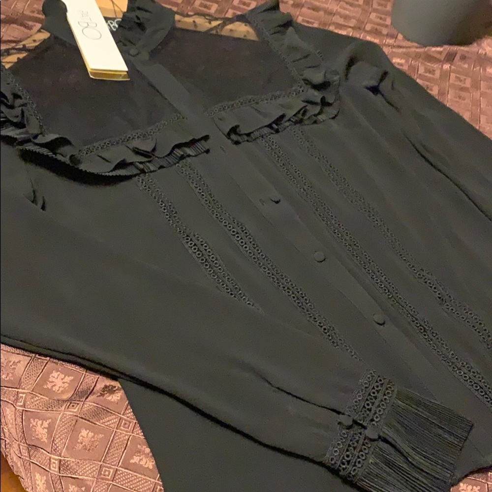 Victorian high neck blouse